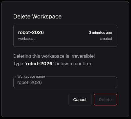 Coder workspace controls showing the Stop button